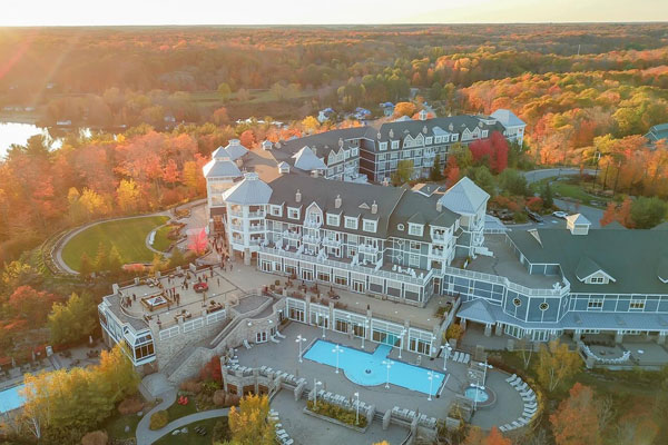 Aerial image of JW Marriott Muskoka Resort