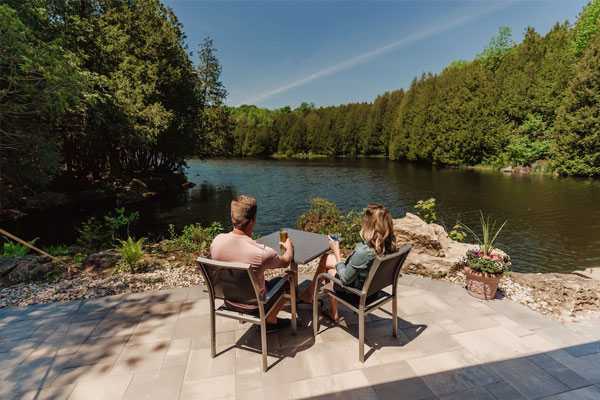 Image of a couple on the dock