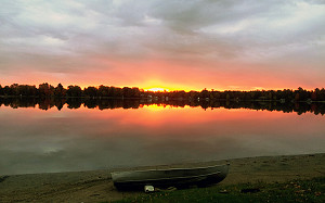 Sunset at Sparrow Lake