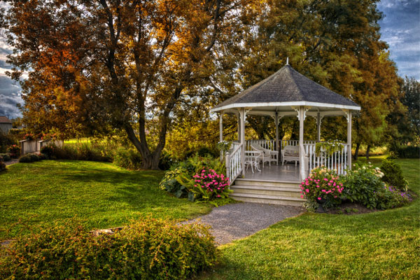 Image of a gazebo on the property