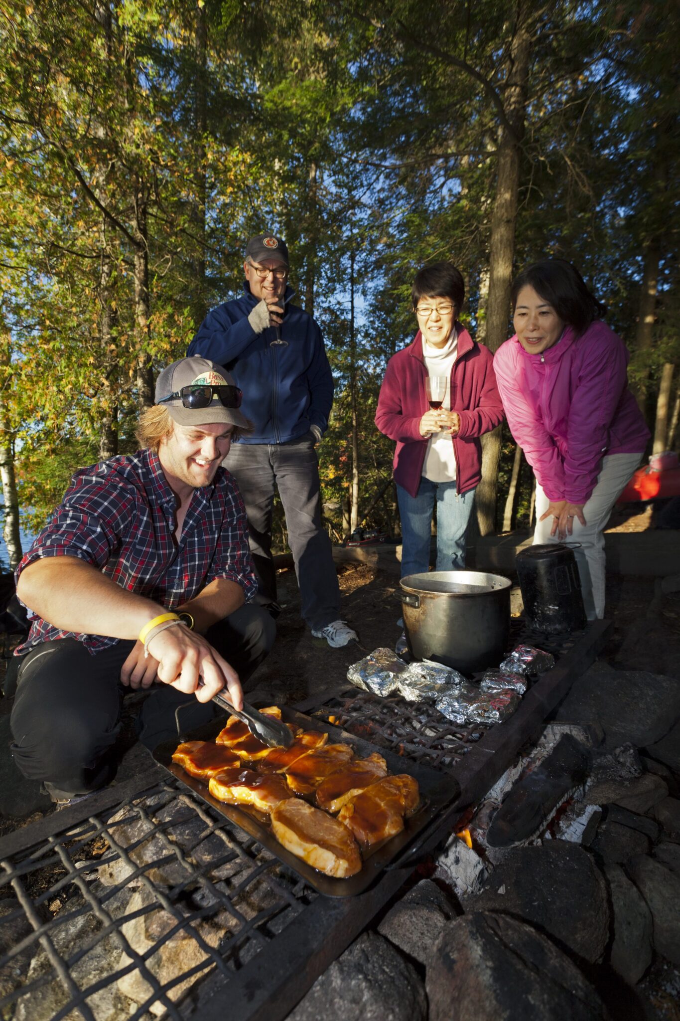 Algonquin Log Cabin - Bonfire Dinner (2)